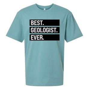 Geologist Gift Best Geologist Ever Gift Funny Geology Professor Funny Gift Sueded Cloud Jersey T-Shirt