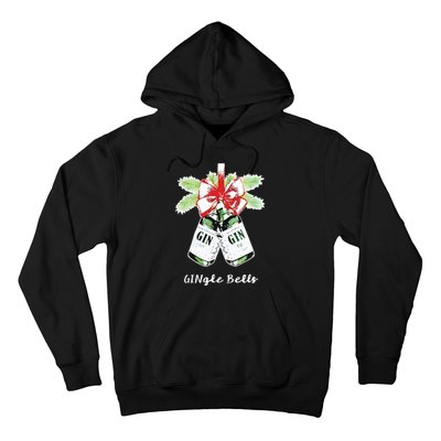 Gin Gingle Bells Christmas Hoodie