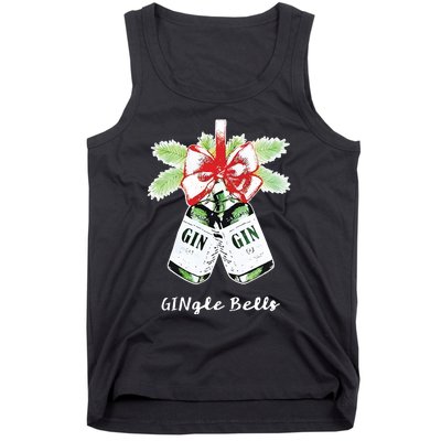 Gin Gingle Bells Christmas Tank Top