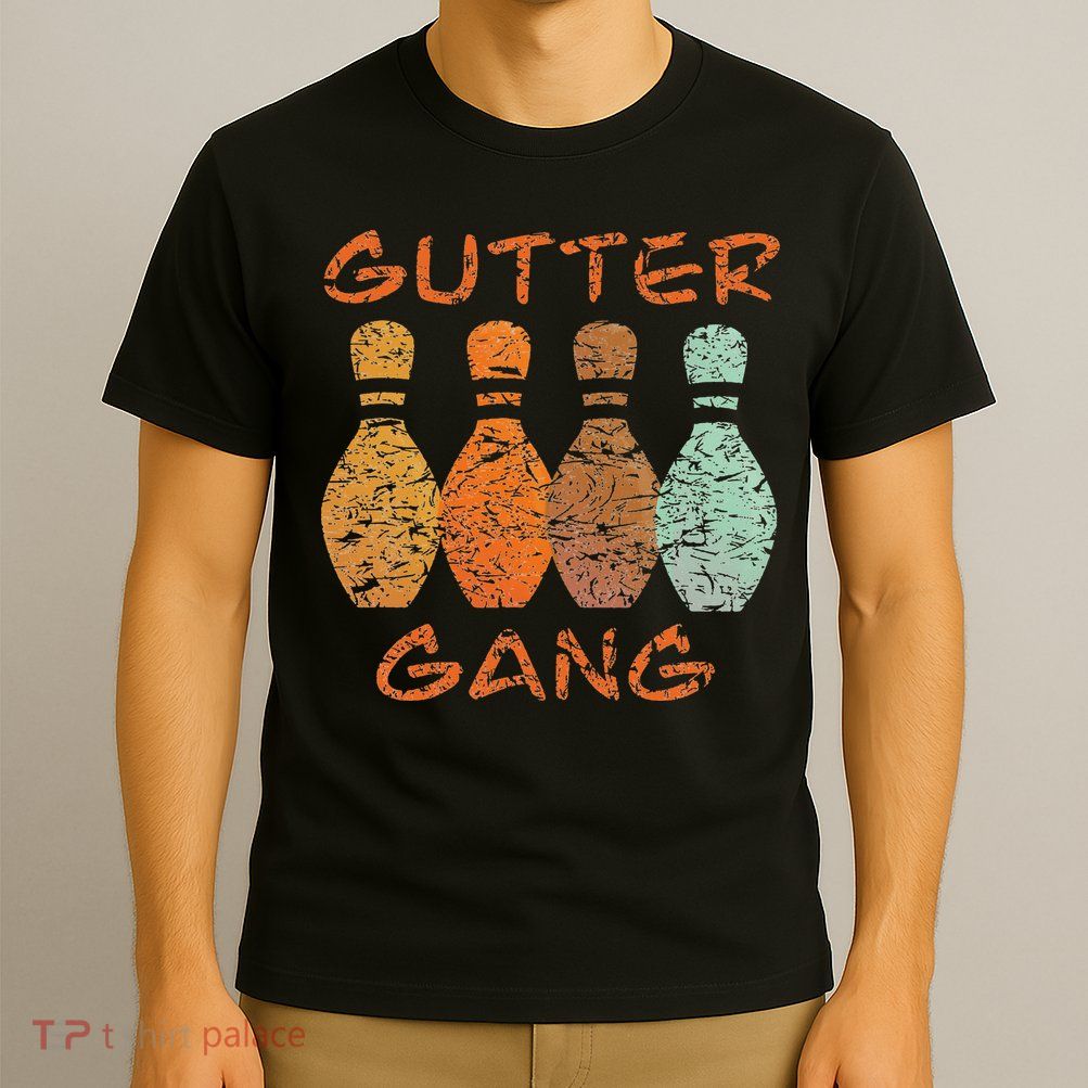 Gutter Gang Bowling Team Name T-Shirt