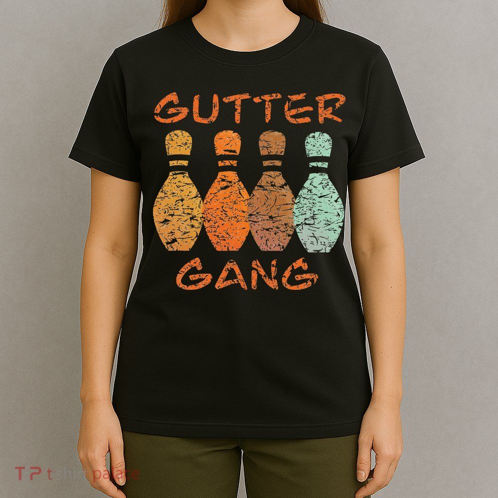 Gutter Gang Bowling Team Name T-Shirt