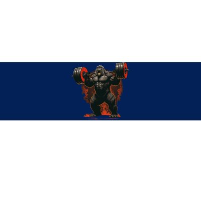 Gorilla Gym Beast Workout Weights Lifting Power Gift Bumper Sticker