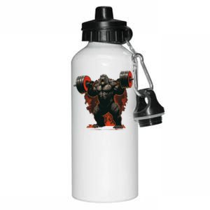 Gorilla Gym Beast Workout Weights Lifting Power Gift Aluminum Water Bottle