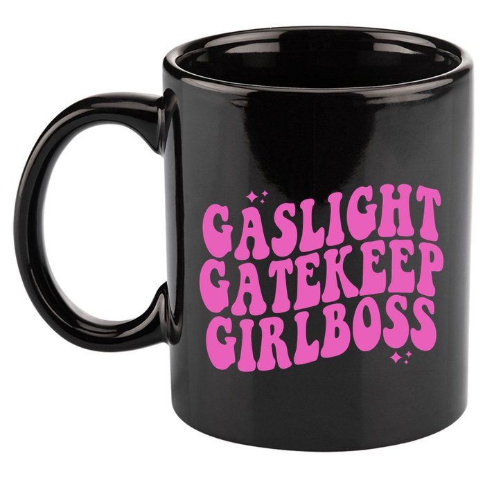 Gaslight Gatekeep Boss Gift 11oz C Handle Ceramic Mug