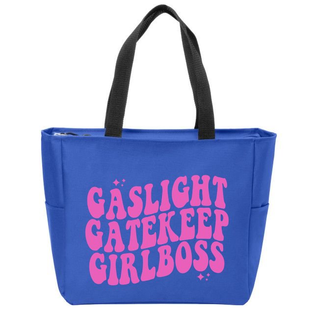 Gaslight Gatekeep Boss Gift Zip Tote Bag