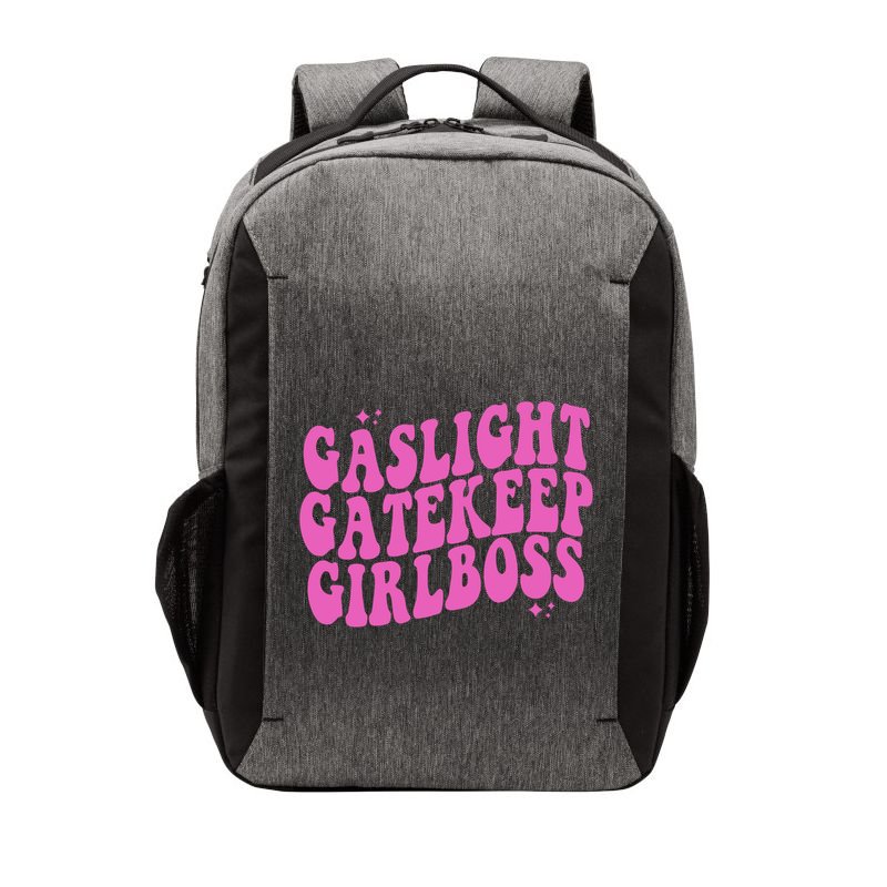 Gaslight Gatekeep Boss Gift Vector Backpack