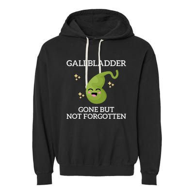 Gallbladder Gone But Not Forgotten Gallbladder Garment-Dyed Fleece Hoodie