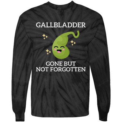 Gallbladder Gone But Not Forgotten Gallbladder Tie-Dye Long Sleeve Shirt