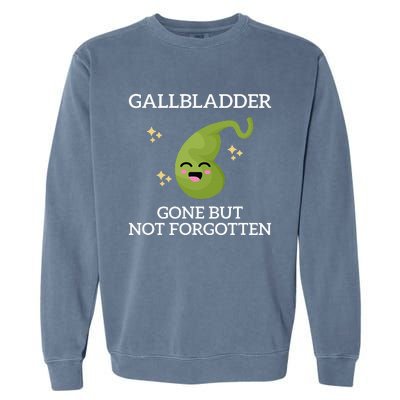 Gallbladder Gone But Not Forgotten Gallbladder Garment-Dyed Sweatshirt