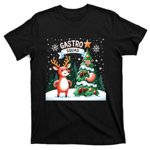 Gastroenterologist Gastro Christmas Squad Nurse Endoscopy T-Shirt