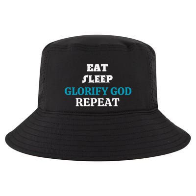 Glorify God. Christian Cool Comfort Performance Bucket Hat