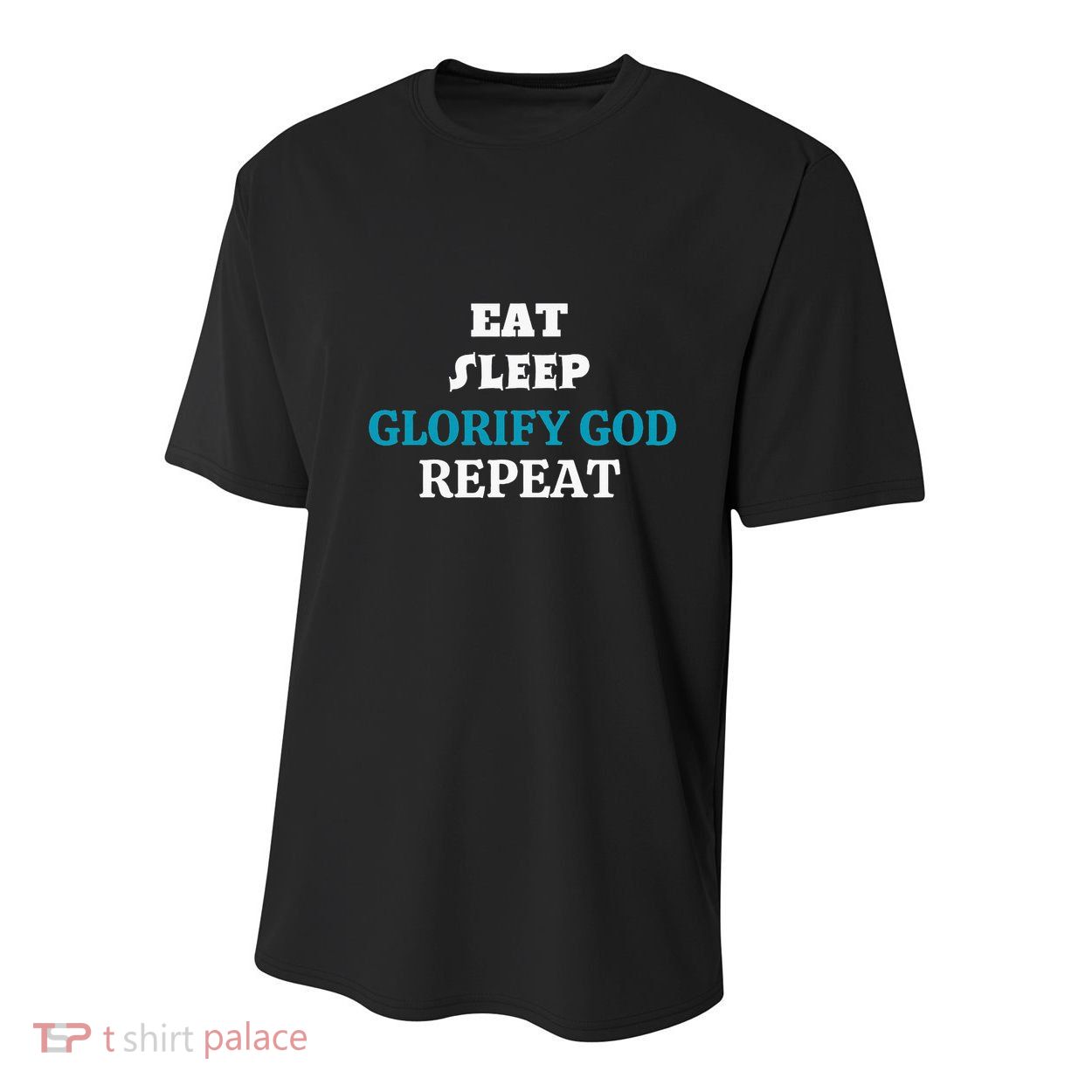 Glorify God. Christian Youth Performance Sprint T-Shirt