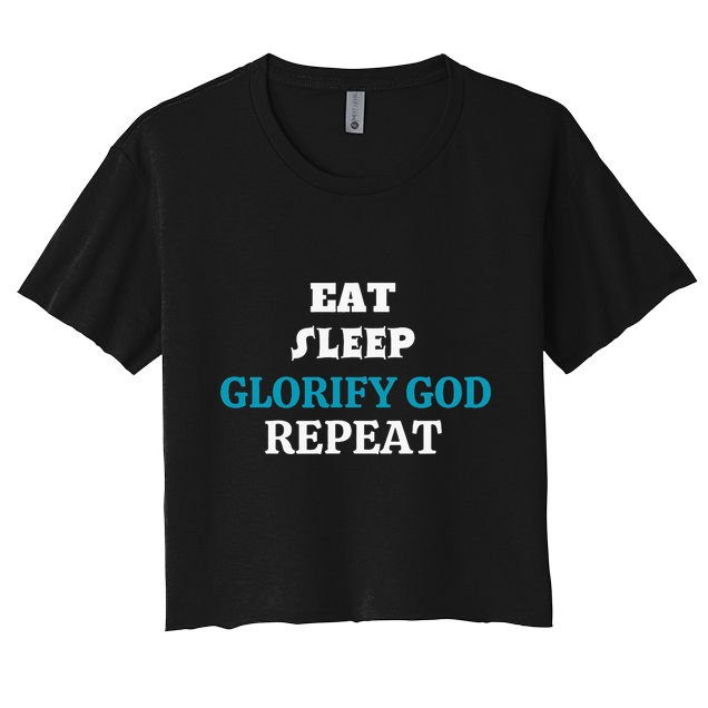 Glorify God. Christian Crop Top