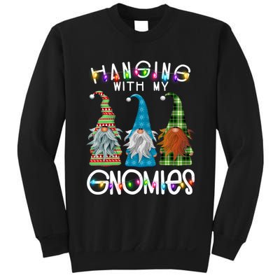 Garden Gnome Christmas Hanging With My Gnomies Sweatshirt