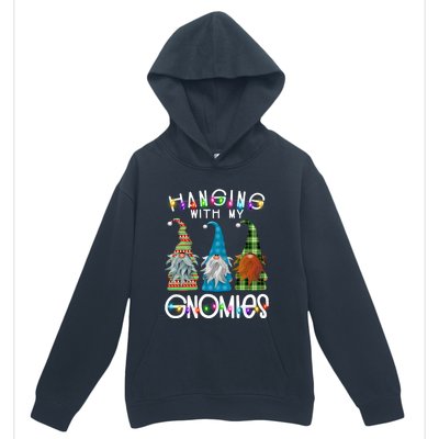 Garden Gnome Christmas Hanging With My Gnomies Urban Pullover Hoodie