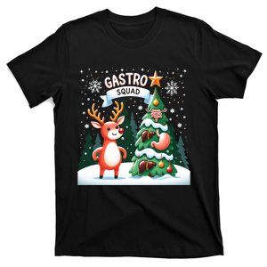 Gastroenterologist Gastro Christmas Squad Nurse Endoscopy T-Shirt