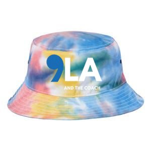 Great Gift Comma La Kamala Harris Tim Walz Coach 2024 La Comma Gift Tie Dye Newport Bucket Hat