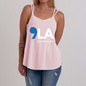 Great Gift Comma La Kamala Harris Tim Walz Coach 2024 La Comma Gift Women's Strappy Tank