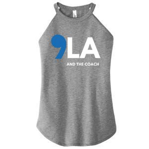 Great Gift Comma La Kamala Harris Tim Walz Coach 2024 La Comma Gift Women's Perfect Tri Rocker Tank