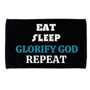 Glorify God. Christian Quote Religious. Microfiber Hand Towel