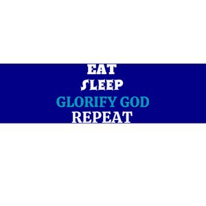 Glorify God. Christian Quote Religious. Bumper Sticker