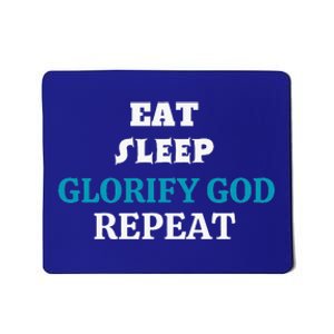 Glorify God. Christian Quote Religious. Mousepad