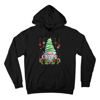 Gamer Gnome Christmas Pajamas Matching Family Group Hoodie