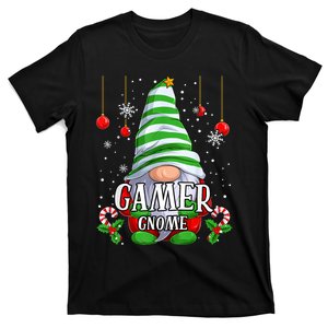 Gamer Gnome Christmas Pajamas Matching Family Group T-Shirt