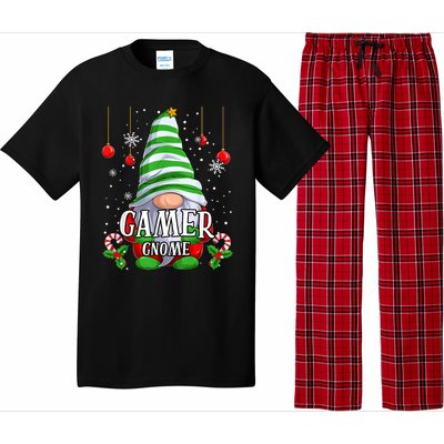 Gamer Gnome Christmas Pajamas Matching Family Group Pajama Set