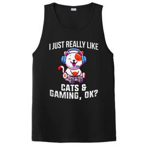 Gamer Gamer Cats And Gaming Cats And Gaming Gift PosiCharge Competitor Tank