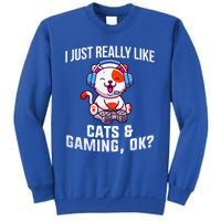 Gamer Gamer Cats And Gaming Cats And Gaming Gift Sweatshirt