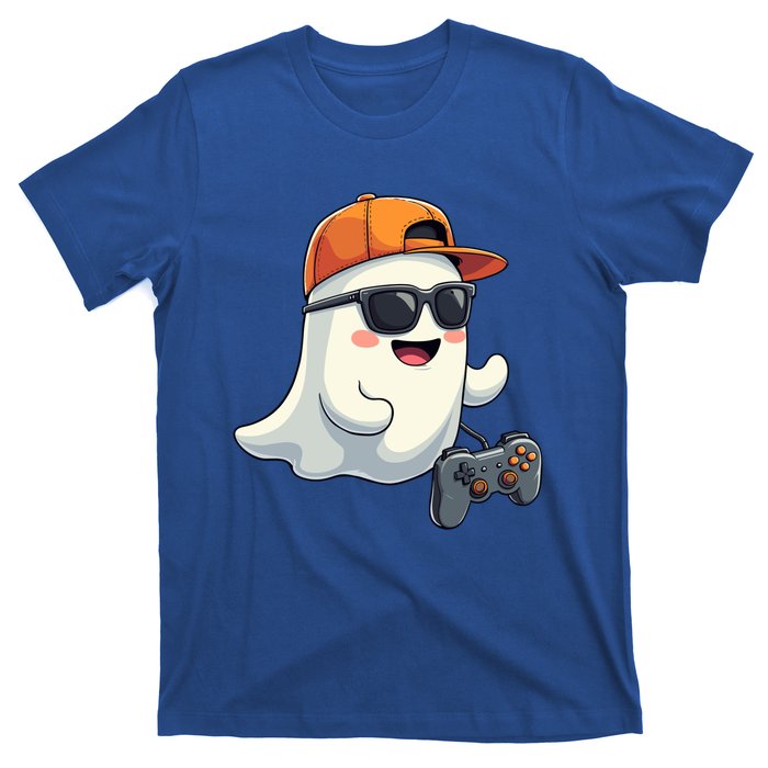 Gamer Ghost Cool Halloween Costume Video Game Lover Gaming Gift T-Shirt