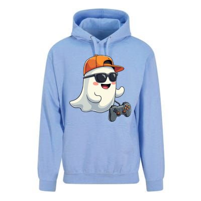 Gamer Ghost Cool Halloween Costume Video Game Lover Gaming Gift Unisex Surf Hoodie