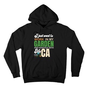 Gardening Graphic Cat Lover Gardener Garden Pet Gifts Plants Hoodie