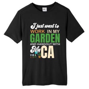 Gardening Graphic Cat Lover Gardener Garden Pet Gifts Plants Tall Fusion ChromaSoft Performance T-Shirt