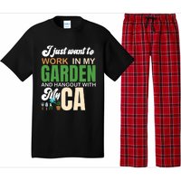 Gardening Graphic Cat Lover Gardener Garden Pet Gifts Plants Pajama Set