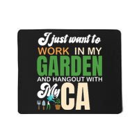 Gardening Graphic Cat Lover Gardener Garden Pet Gifts Plants Mousepad