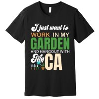 Gardening Graphic Cat Lover Gardener Garden Pet Gifts Plants Premium T-Shirt