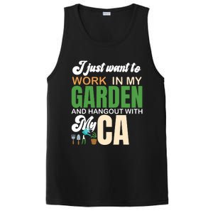 Gardening Graphic Cat Lover Gardener Garden Pet Gifts Plants PosiCharge Competitor Tank