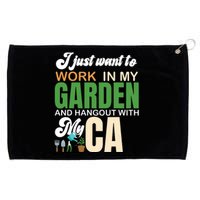 Gardening Graphic Cat Lover Gardener Garden Pet Gifts Plants Grommeted Golf Towel