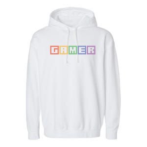 Gamer Gaming Cool Video Games Gift Garment-Dyed Fleece Hoodie