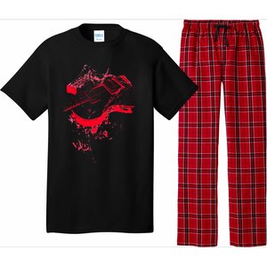 Graphic Guitar Cool Rock Music Musicians Gift Pajama Set