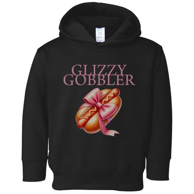 Glizzy Gobbler Coquette Toddler Hoodie