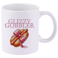 Glizzy Gobbler Coquette 11oz C Handle Ceramic Mug