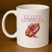 Glizzy Gobbler Coquette 11oz C Handle Ceramic Mug