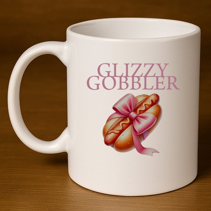 Glizzy Gobbler Coquette 11oz C Handle Ceramic Mug