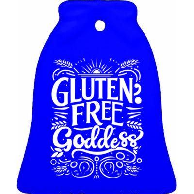 Glutenfree Goddess Celiac Awareness And Healthy Living Funny Gift Ceramic Bell Ornament