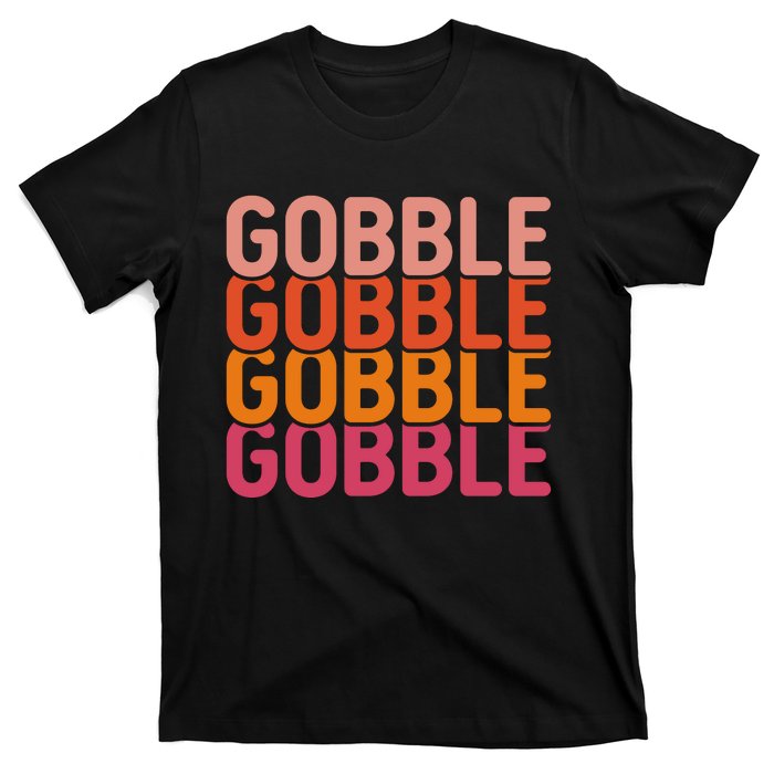 Gobble Gobble Cute Thanksgiving Vintage T-Shirt