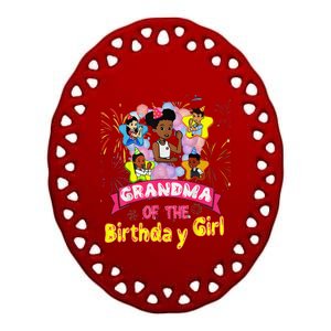 Grandma GracieS Corner Birthday Dolls Cute Party Gift Ceramic Oval Ornament