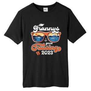 Grannys Gone Cruising Family Cruise Squad Vacation Quote Cool Gift Tall Fusion ChromaSoft Performance T-Shirt